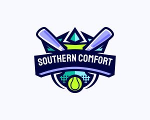 Baseball Competition League logo design