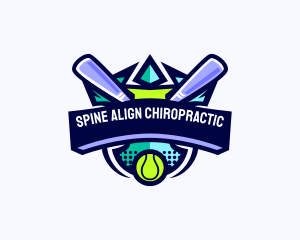 Baseball Competition League logo design