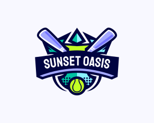 Baseball Competition League logo design