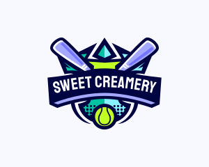 Baseball Competition League logo design