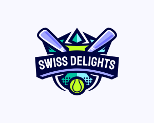 Baseball Competition League logo design