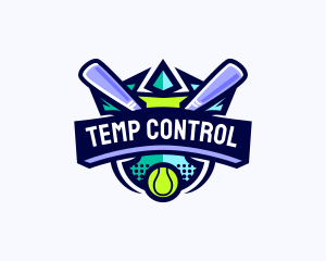 Baseball Competition League logo design