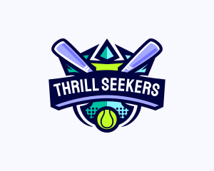 Baseball Competition League logo design