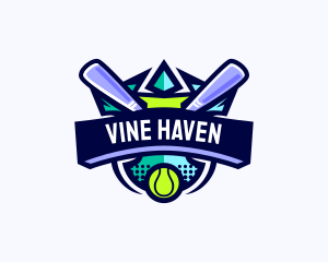 Baseball Competition League logo design