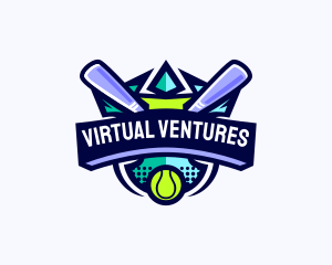 Baseball Competition League logo design