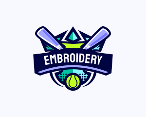 Baseball Competition League logo design