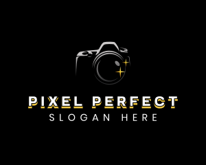 Camera Lens Photography logo design