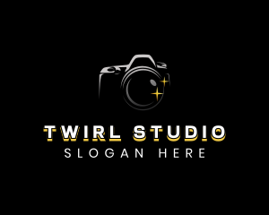 Camera Lens Photography logo design