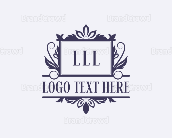 Luxury Floral Boutique Logo