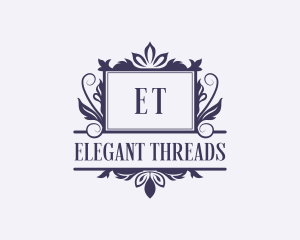 Luxury Floral Boutique logo design