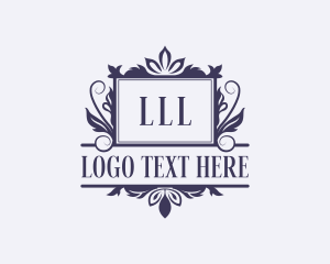 Fashion - Luxury Floral Boutique logo design