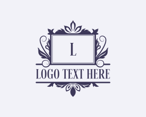 Luxury Floral Boutique Logo