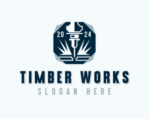 Mechanical Laser Fabrication logo design