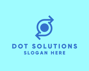 Dot - Shuffle Dot Cycle logo design