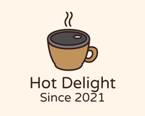 Hot Coffee Camera logo design