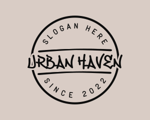 Urban Streetwear Graffiti logo design