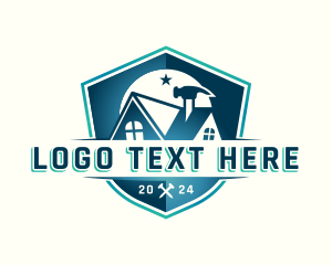 Emblem - Hammer Roofing Builder logo design