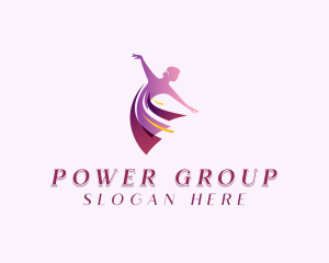 Dancing - Dancing Woman Performer logo design