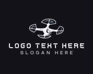 Shutter - Drone Aerial Surveillance logo design