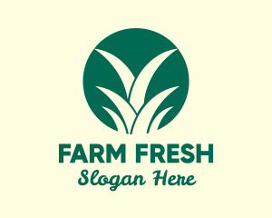 Pineapple Leaves Farm logo design