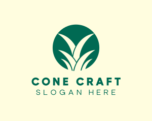 Pineapple Leaves Farm logo design