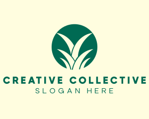 Pineapple Leaves Farm logo design