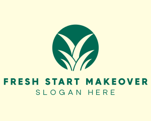 Pineapple Leaves Farm logo design