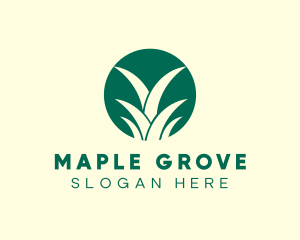 Pineapple Leaves Farm logo design