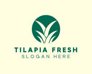 Pineapple Leaves Farm logo design