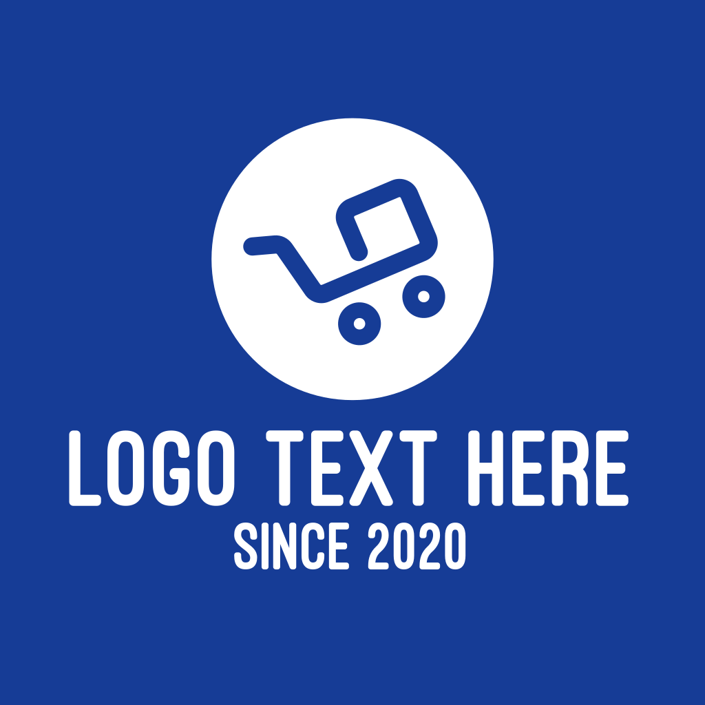 Blue Shopping Cart Logo | BrandCrowd Logo Maker
