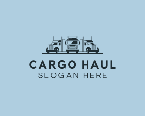 Shipping Truck Vehicle logo design