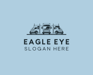 Shipping Truck Vehicle logo design