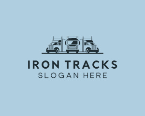 Shipping Truck Vehicle logo design