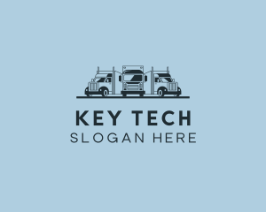 Shipping Truck Vehicle logo design