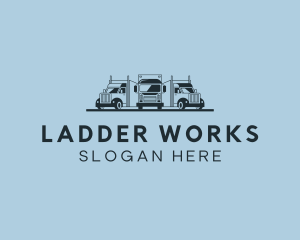 Shipping Truck Vehicle logo design