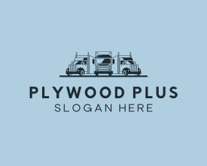 Shipping Truck Vehicle logo design