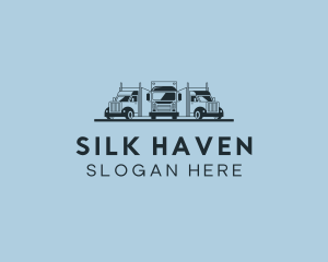 Shipping Truck Vehicle logo design