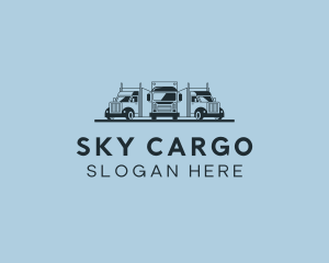 Shipping Truck Vehicle logo design