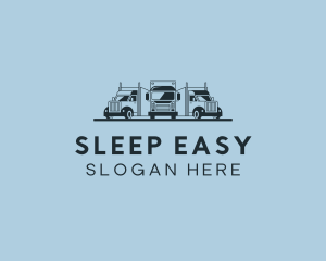 Shipping Truck Vehicle logo design