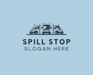 Shipping Truck Vehicle logo design