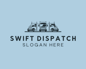 Dispatch - Shipping Truck Vehicle logo design