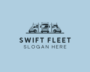 Fleet - Shipping Truck Vehicle logo design