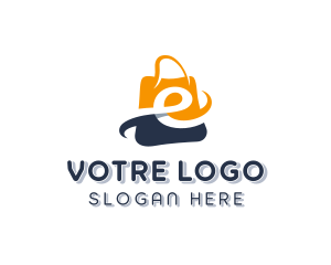 Ecommerce Shopping Bag  Logo