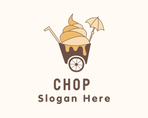 Ice Cream Cart Logo