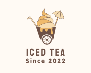 Ice Cream Cart logo design