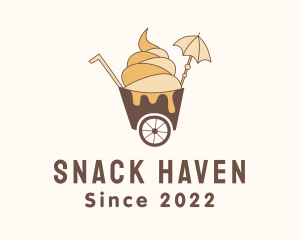 Ice Cream Cart logo design