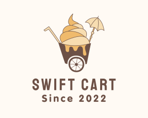 Ice Cream Cart logo design