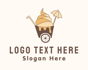 Ice Cream Cart Logo