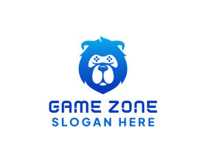 Bear Game Controller logo design