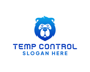 Bear Game Controller logo design